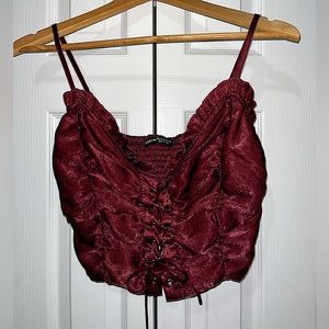 BRAND:SHEIN SIZE:L COLOR:Maroon